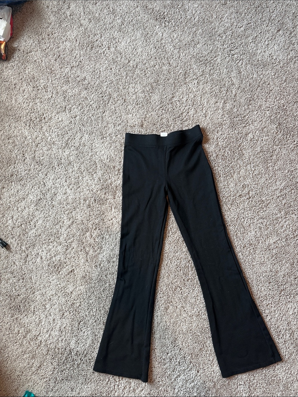 Nordstrom Girls L (10/12) Black Flare Pants EUC